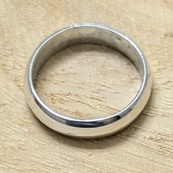 🆕.925 STERLING SILVER BAND RING - MEN - Picture 1 of 1